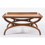 E Kann & Co Ltd - A 1970's 'Tecta' teak finish rectangular tray top table:,