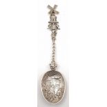 A Dutch silver spoon,