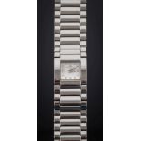 Baume & Mercier. A stainless steel 'Catwalk' wristwatch: the square dial 15.