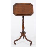 A Regency mahogany reading stand:,