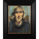 * Robert O Lenkiewicz [1941-2002] - A visitor to the Hampstead Studio, called 'Jesus',
