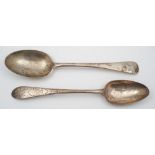 A George III provincial Irish silver old English pattern pointed end spoon, maker Sheenan, Cork ,