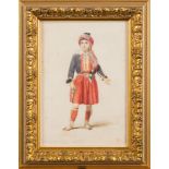 Attributed to Thomas Charles Wageman [1787-1863]- Mustapha Ali:-, portrait of a young Turkish boy,