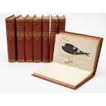 MORRIS, F. O - A History of British Birds: 8 vols, hand coloured plates, org.