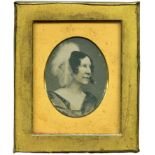 DAGUERREOTYPE PORTRAIT FROM THE STUDIO OF RICHARD BEARD: A fine and rare three-quarter profile of