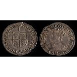 Mary (1553-54) hammered silver groat: crowned bust, R. Veritas, 2.3g. S.