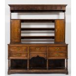 A late 18th Century oak dresser:,