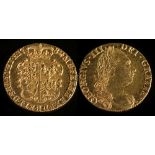 George III (1760-1820) a gold guinea, 1782: fourth Laur. head r. 8.4g. S.