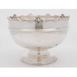 An Elizabeth II silver punch bowl, maker James Dixon & Sons, Sheffield,