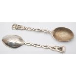 A pair of Victorian berry spoons, maker Henry Lias & Henry Lias, London,
