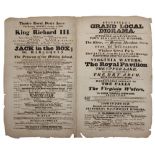 STANFIELD'S DIORAMA A double playbill for the Theatre Royal, Drury Lane, Jan.