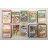 Ten sets of 'Ace' and 'Top Trumps' card games:, including 'Liverpool' and 'British Soccer Stars'..