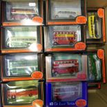 Exclusive First Editions, a collection of double decker buses and coaches: all boxed (28).
