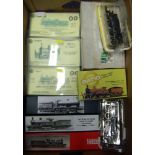 Finecast Nucast, Ratio and others, assorted unassembled locomotive kits: of varying classes,