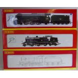 Hornby, a 4-6-2 locomotive No 60043 'Brown Jack' with eight wheel tender: in BR green livery,