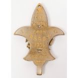 A rare Baden-Powell scouting badge group of five awarded to Private W G Avis,