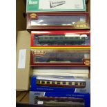 Dapol and others:, a quantity of assorted kit made and commercial passenger coaches,