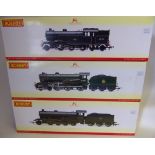 Hornby, a 4-6-0 locomotive No 61637 'Thorpe Hall' with six wheel tender: in BR green livery,