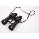 A pair of WWII Kriegsmarine 7x50 binoculars by Ernst Leitz GmbH, Wetzlar and case:,