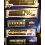 Bachmann, eighteen assorted passenger coaches: various liveries, all boxed.