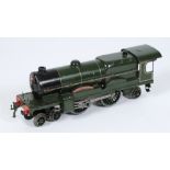 Hornby a 4-4-2 clockwork locomotive 'Lord Nelson', in green LNER livery:.