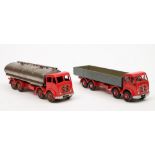 A restored/repainted Dinky Foden truck with high sides and a similar Dinky Foden tanker:,
