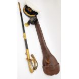 A Royal Navy Officers Dress sword by Gieves, Matthews & Seagrove Ltd, London,