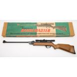 An ASI Marksman's Rangemaster .22 calibre air rifle with 4x20 telescopic sight in original box:.