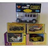 Corgi Classics No 9041 1912 Rolls Royce, boxed: Models of Yesteryear Y-5 1929 4 1/2 Litre Bentley,