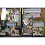 Bachmann and others, a collection of assorted resin trackside buildings: including stations,