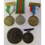 A World War II Defence Medal: two R.A.F.