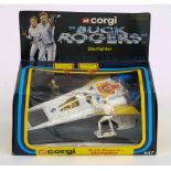 Corgi No 647 'Buck Rogers' Starfighter in original box with figures:,