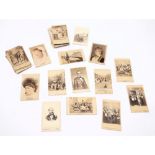 A collection of carte de visite and photographic cards:,