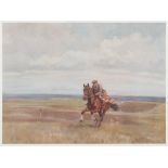 Peter Biegel [1913-1987] - Cantering:- Rowland Ward coloured print signed in pencil sight size 28