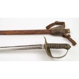 A George V Heavy Cavalry officer's sword:,