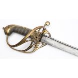 A George IV officer's dress sword:,