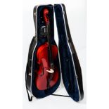 Michael Poller - A late 20th century cello with box in a modern fitted case:,