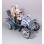 A Lladro porcelain figure group Motoring in Style (No.