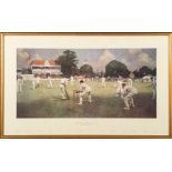 'Two captains of Kent and England' signed limited edition print of Colin Cowdrey and Chris