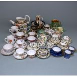 A mixed group of toy and miniature porcelain: comprising primarily Minton, Copeland Spode,