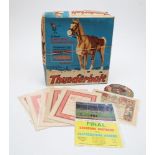 Marx Toys, 'Thunderbolt' a plastic horse for Johnny West the Movable Cowboy: boxed,