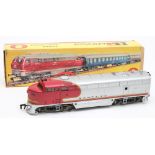 An Italian O gauge model of an American diesel locomotive by Rivarossi:,