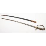 An early 20th century German Artillery officer's sword by Mohr & Speyer, Berlin:,