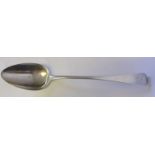 A George IV silver Old English pattern basting spoon, maker William Chawner II, London,