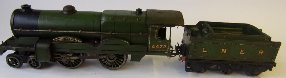 Hornby, O gauge, Clockwork, 4-4-0, Locomotive, - Image 3 of 3