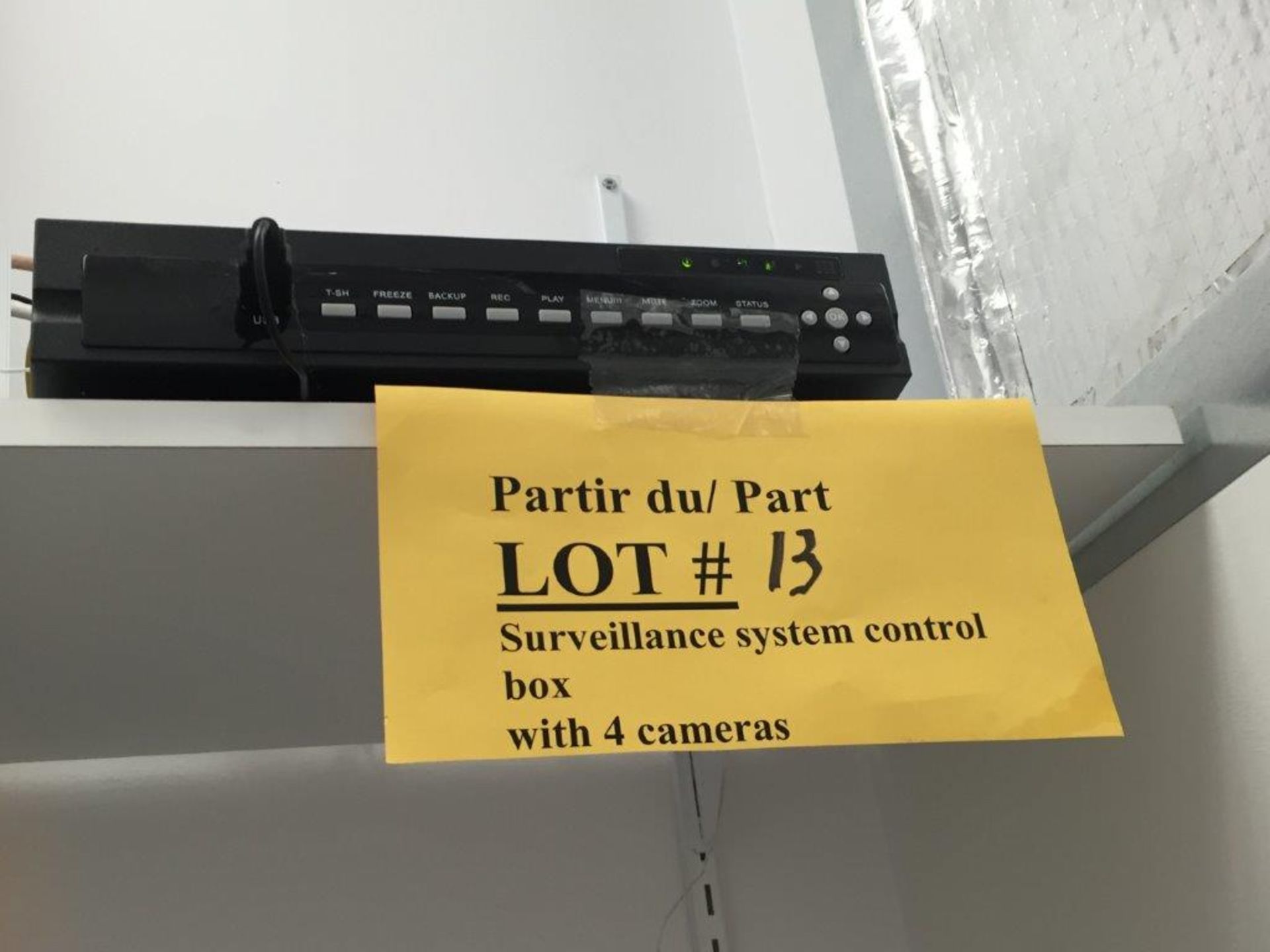 Système surveillance WATCHNET, (4) caméras & boite controle