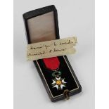 2.1.) Europa Frankreich: Orden der Ehrenlegion, 9. Modell (1870-1951), Ritterkreuz Miniatur im