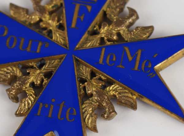 1.1.) Kaiserreich (bis 1933) Preussen: Orden Pour le Mérite aus dem Nachlass des Char. General der - Image 3 of 4