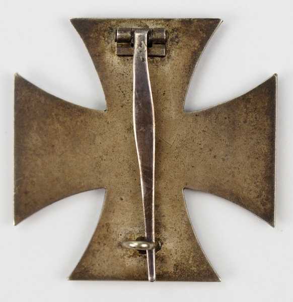 1.2.) Deutsches Reich (1933-45) Eisernes Kreuz, 1939, 1. Klasse.Geschwärzter Eisernkern, versilberte - Image 2 of 2