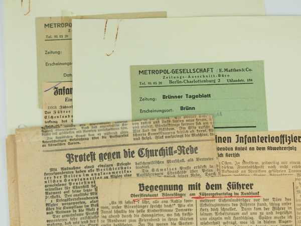 3.1.) Urkunden / DokumenteVorläufiges Besitzzeugnis für das Ritterkreuz des Eisernen Kreuzes des - Image 4 of 7